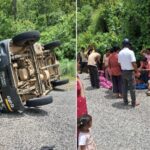 सुर्खेतको गुर्भाकोटमा गाडी दुर्घटना